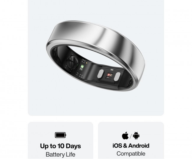 Розумне кільце RingConn Gen 2 Air Galaxy Sliver